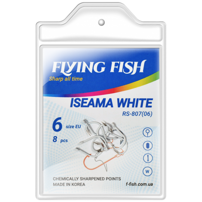 Крючки ISEAMA WHITE Крючки ISEAMA WHITE