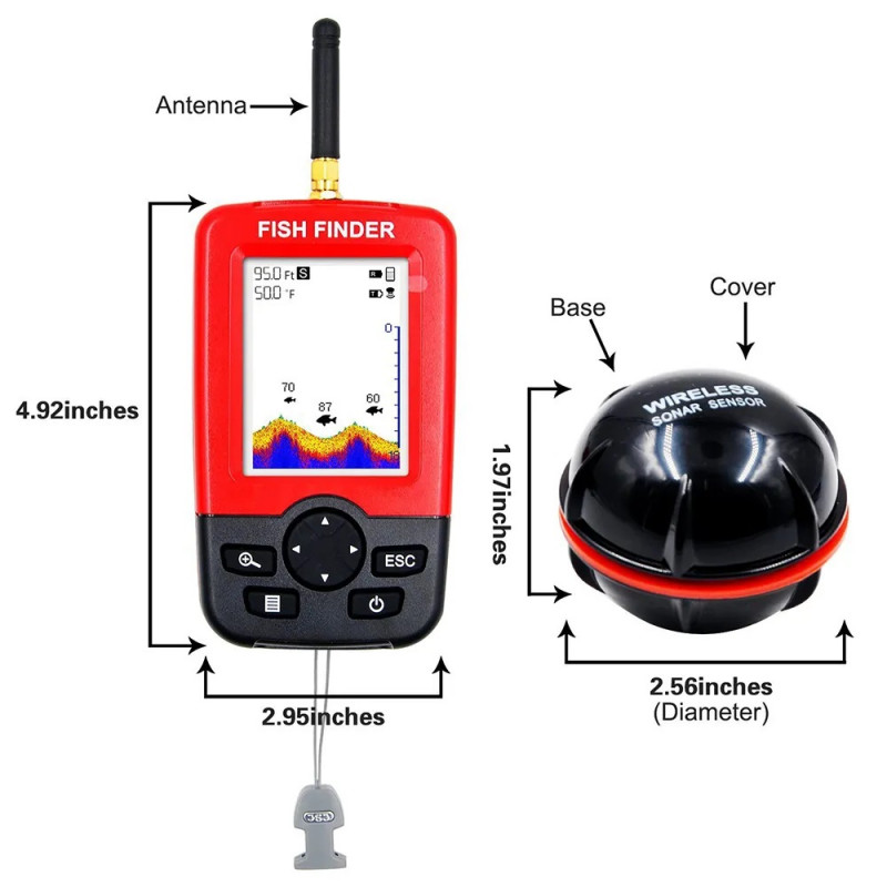 Беспроводный эхолот Fish Finder XJ-01 Беспроводный эхолот Fish Finder XJ-01