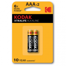 Батарейки Kodak Extralife Alkaline AAA (LR03), блистер 2 шт.